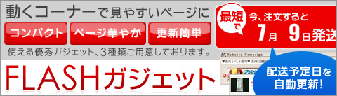 �y�y�V�X�܃f�U�C������A�C�E�I�[�_�[�zflash�K�W�F�b�g